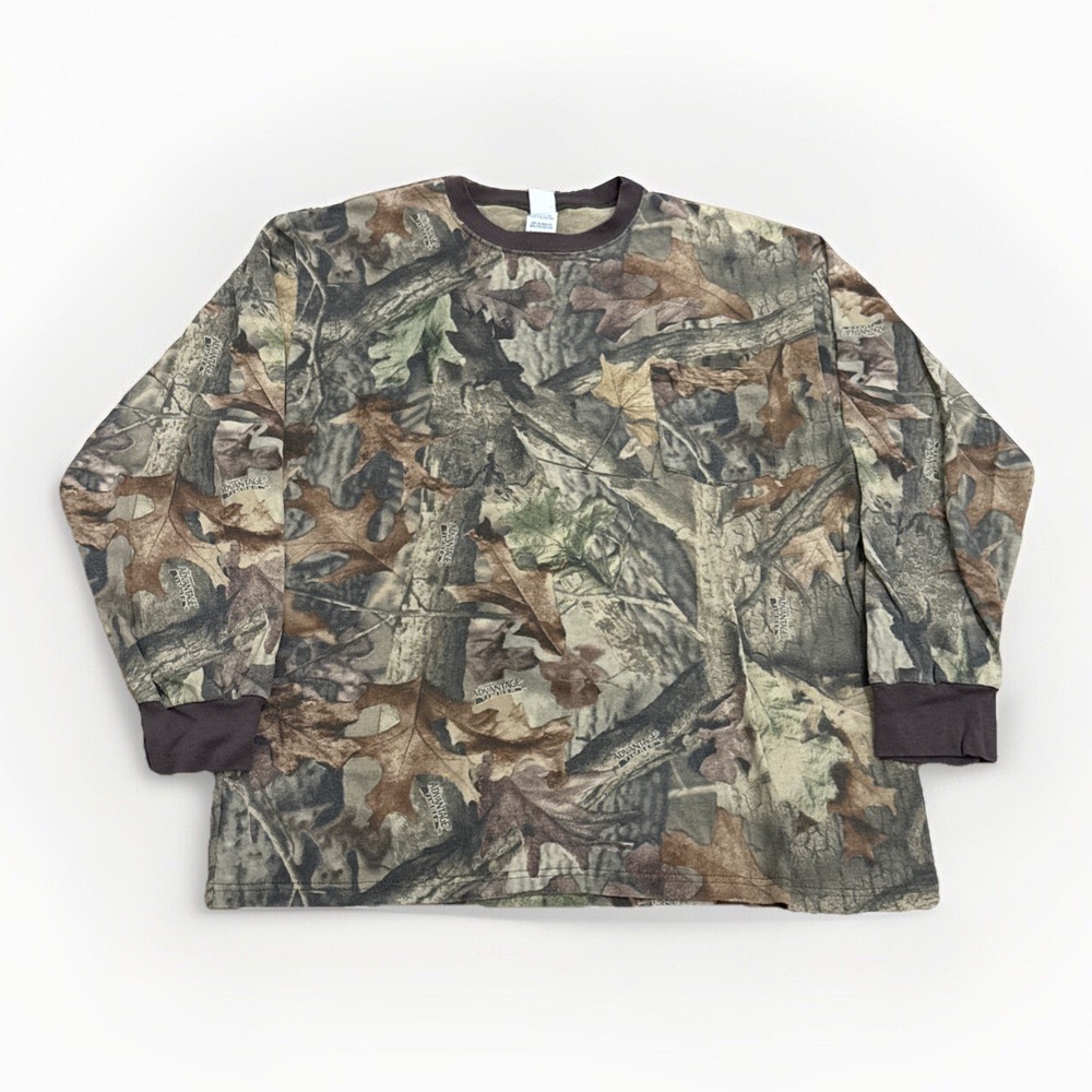 Realtree Camo Shirt Mens XL Hunting‎ Outdoors 90s Vintage Ranger Mossy Oak
